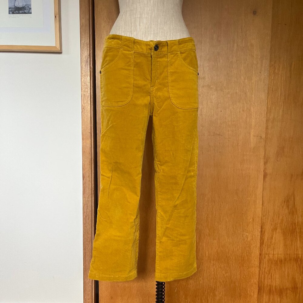 Kuhl Corduroy Pants Womens | Size 10 Regular | Gold Yellow Mustard